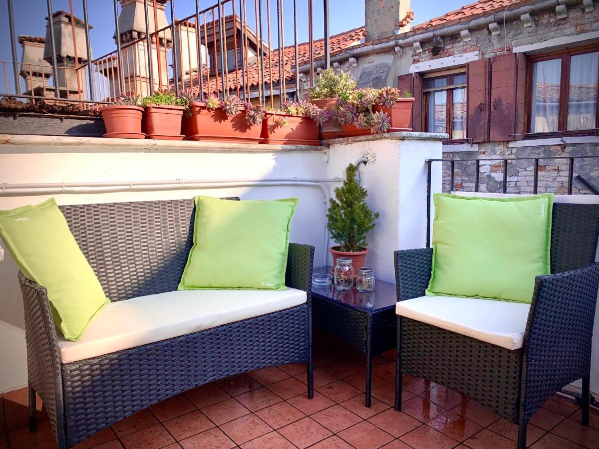 Rooftop Terrace Domus Dei Fabbri Venesia Bagian luar foto